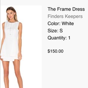 White Dress - Finders Keepers